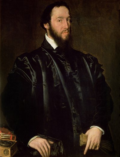 Portrait of Anton Perrenot de Granvelle (1517-86), Minister of State to Charles V and to Philip II of Spain, who became Spanish Viceroy in Naples in 1571, 1549 by Anthonis van Dashorst Mor